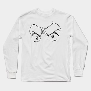 Always angry - DIMIDOU (line art/no background) Long Sleeve T-Shirt